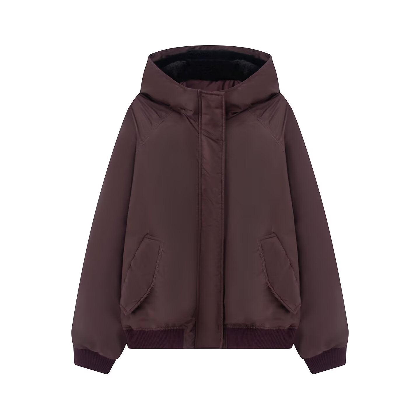 Large silhouette pilot cotton jacket