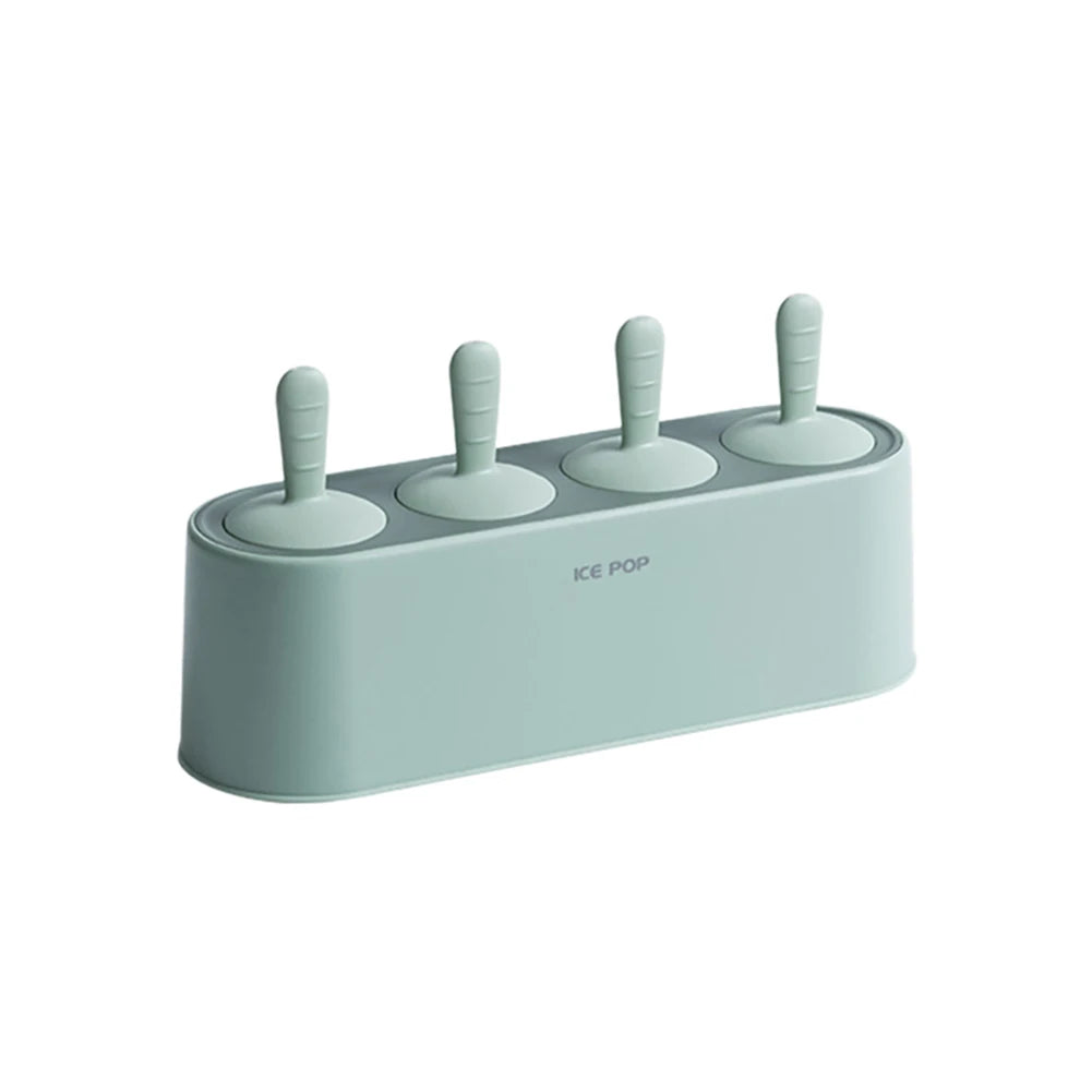 Lot de 4 moules à glace réutilisables, lavables au lave-vaisselle, durables et faciles à utiliser.