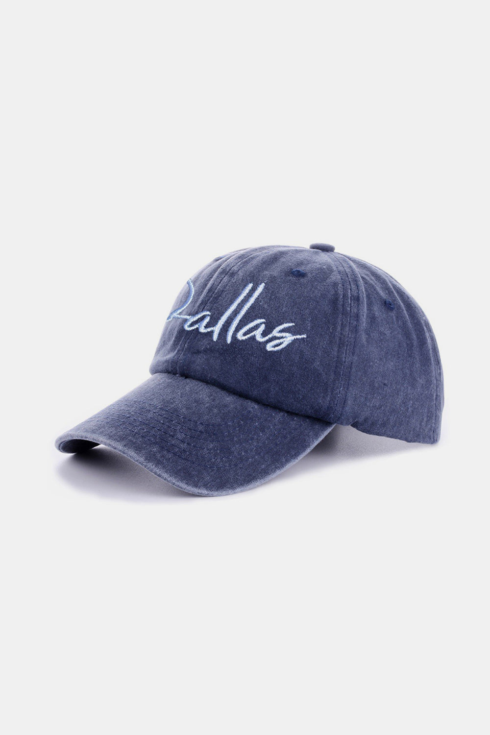 Casquette de baseball brodée Zenana Washed DALLAS