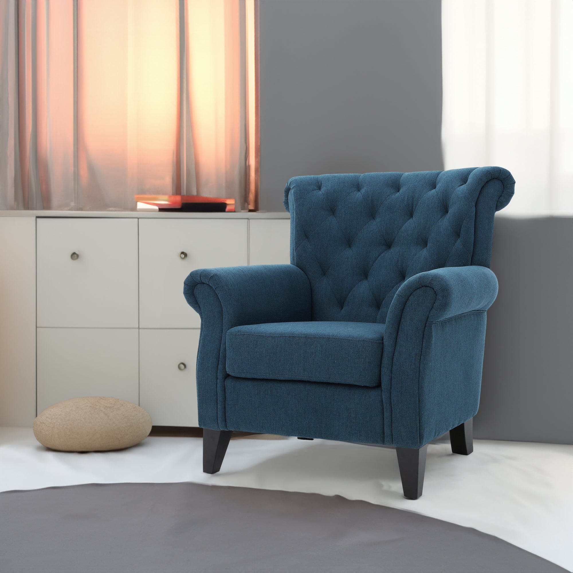 CHAISE TUFTÉE SPRINGFIELD