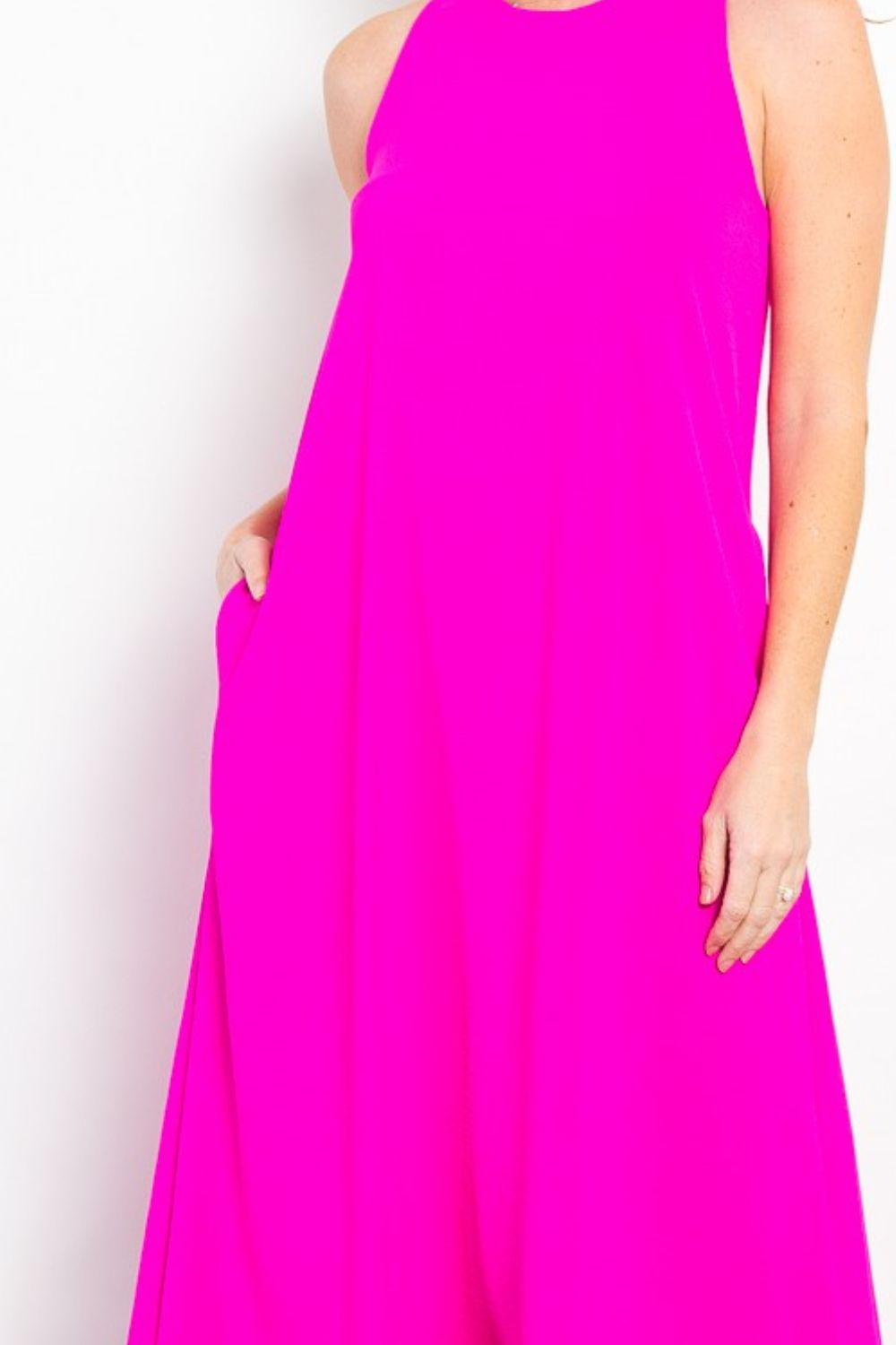 Robe débardeur mi-longue Be Stage avec poches