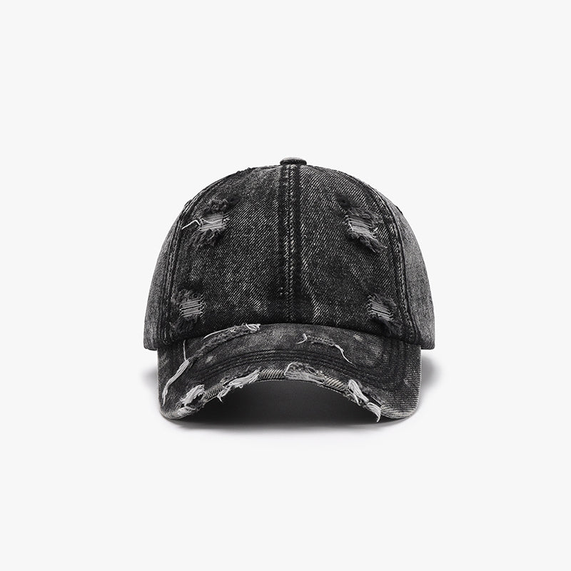 Casquette de baseball en coton vieilli