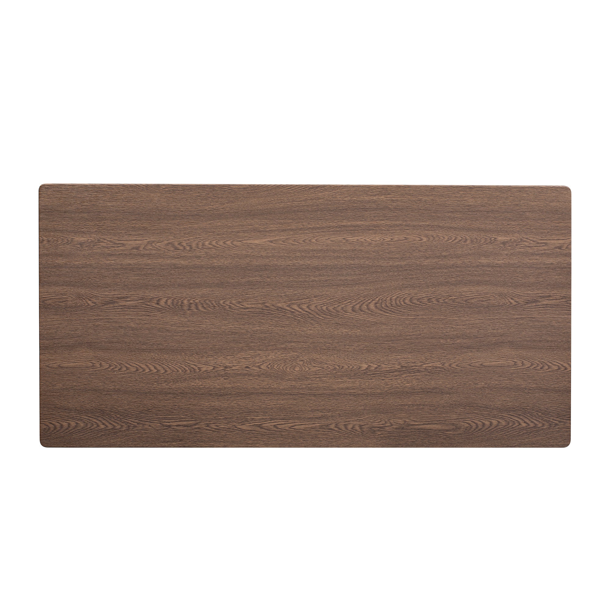 TREXM 5-piece compact bar table with table and stool - modern industrial design (dark brown)