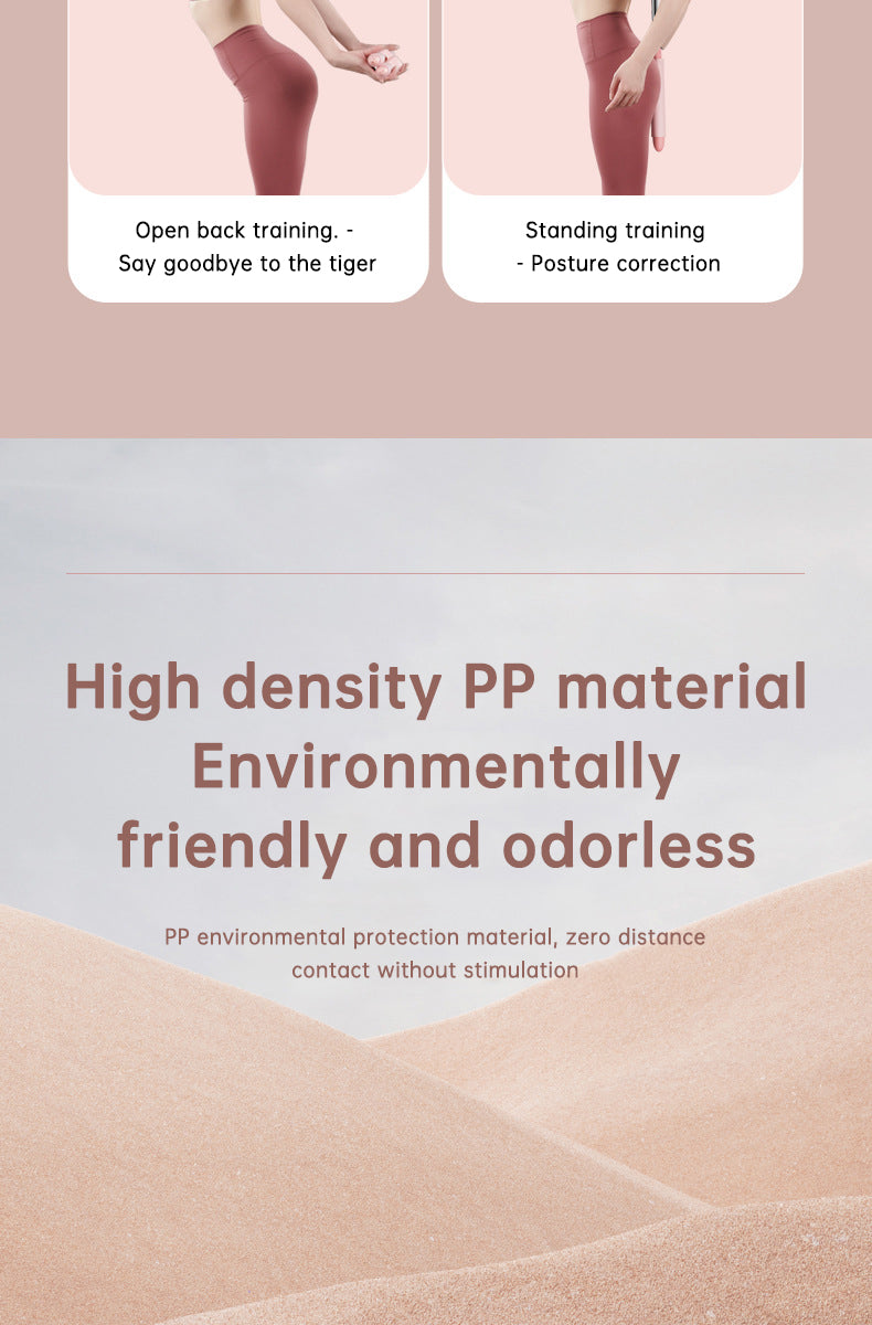 Bâton d'épaule réglable à dos ouvert pour corriger la bosse, bâton de yoga croisé pour corriger la posture