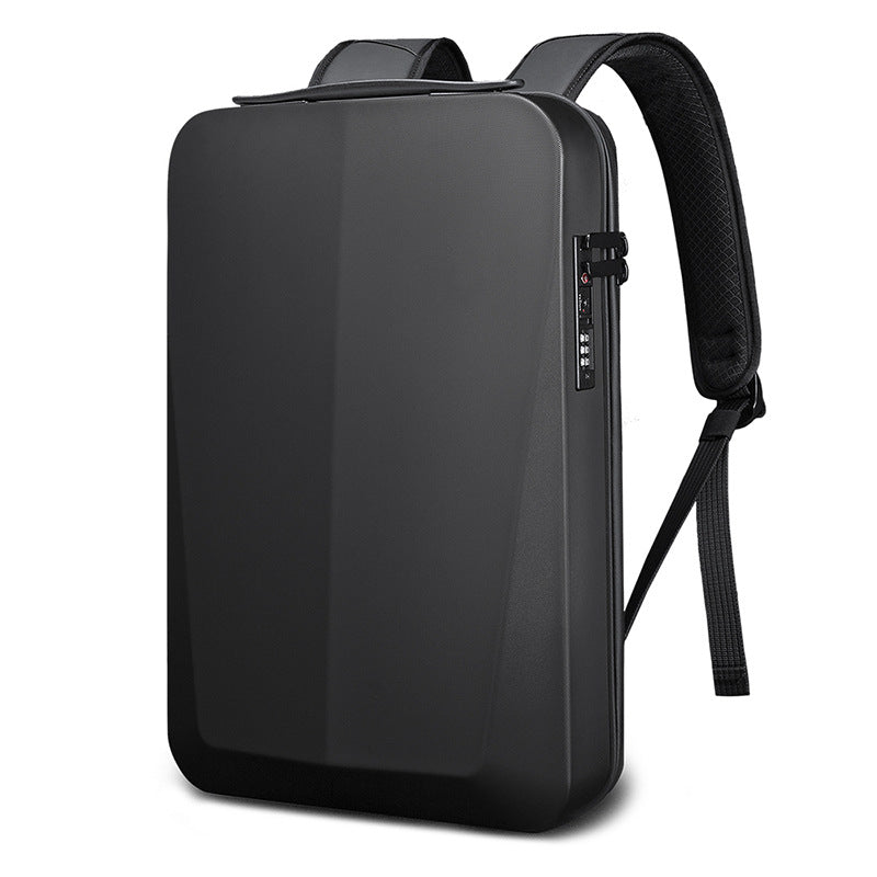 Sac à dos pour homme, sacoche rigide pour ordinateur portable, étanche, avec port USB