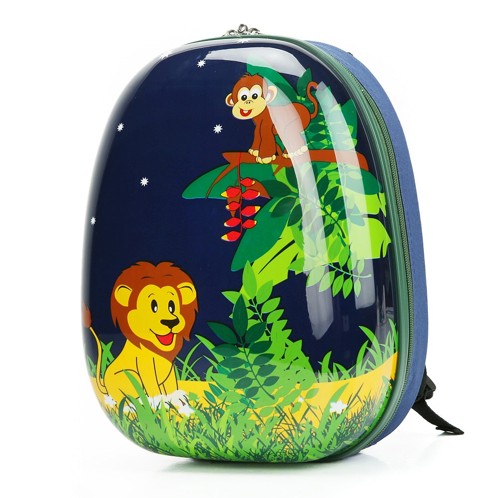 Letrend Ensemble de valises à roulettes pour enfants avec motif animal mignon