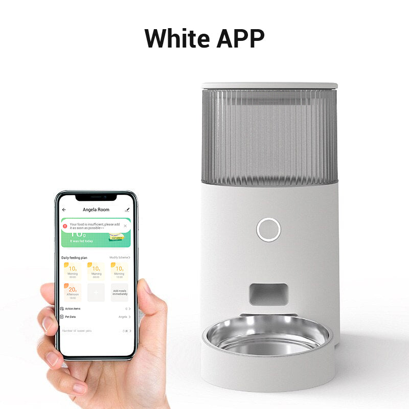 Distributeur automatique de nourriture intelligent pour animaux de compagnie, chronométré et quantitatif, pour chats et chiens