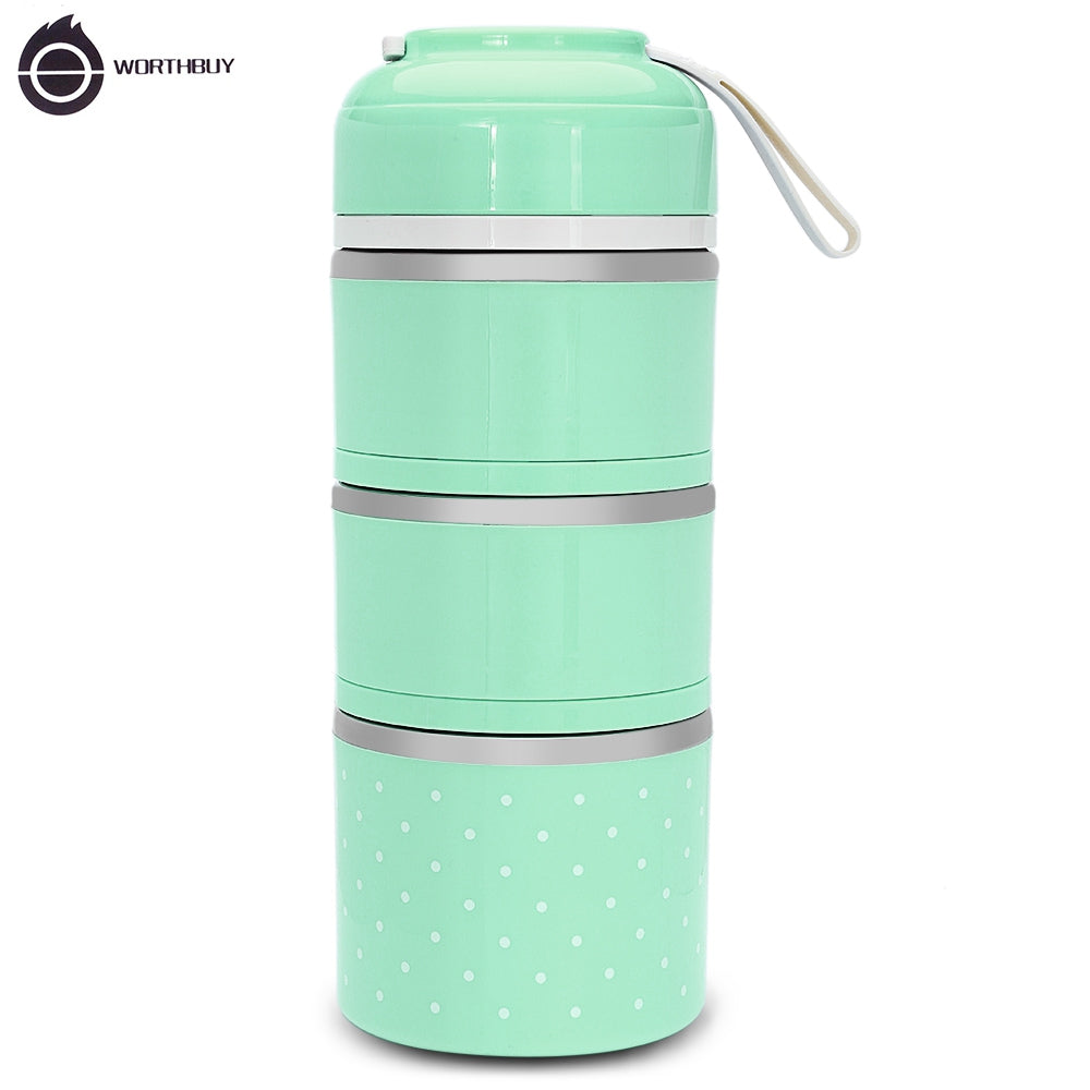 Boîte à lunch thermique anti-fuite Worthbuy en acier inoxydable