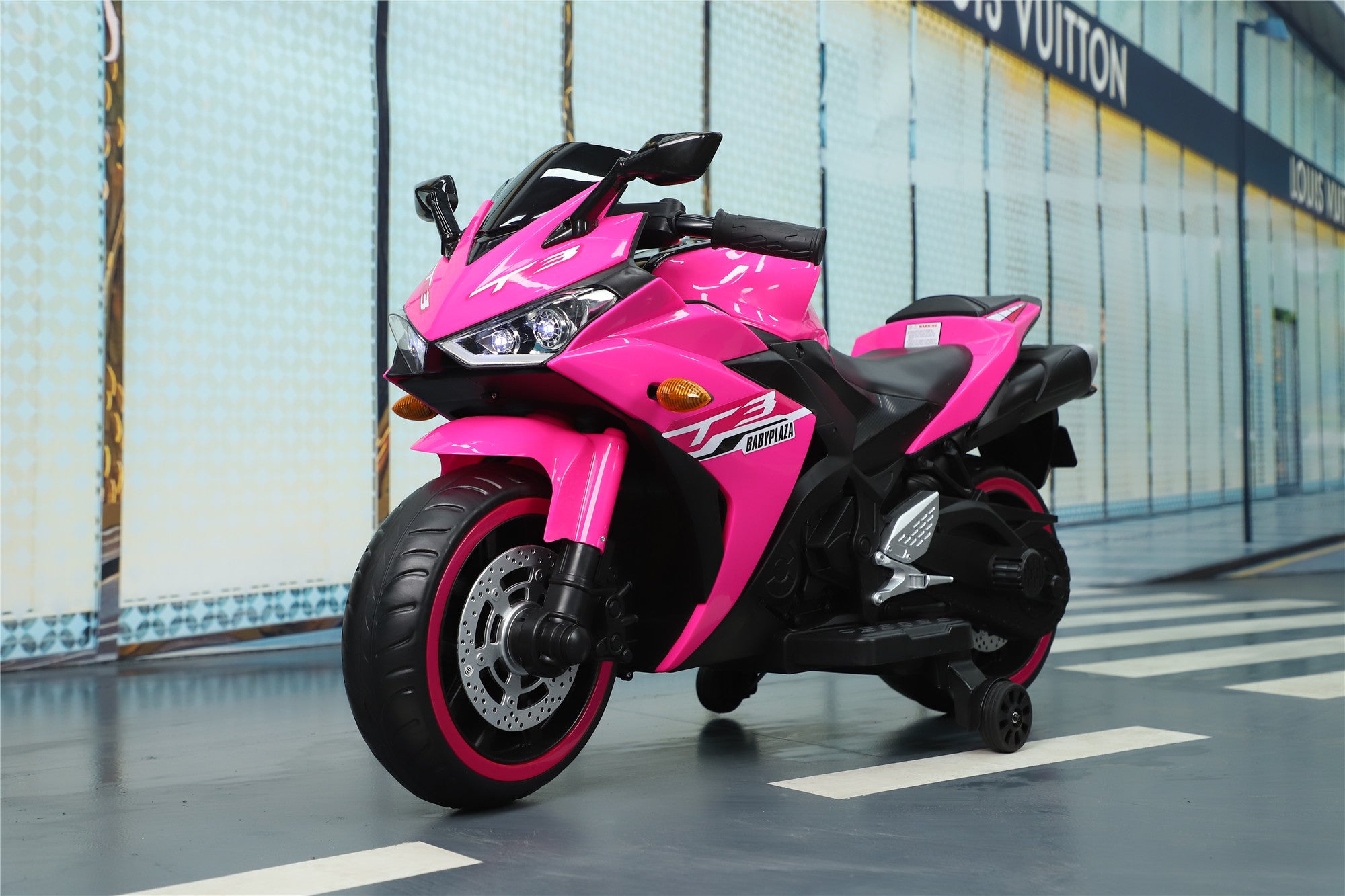 Moto pour enfants, moto Tamco 12 V pour enfants de 3, 4, 5, 6 ans, garçons et filles, 12 V 7 Ah, jouet pour enfants avec entraînement