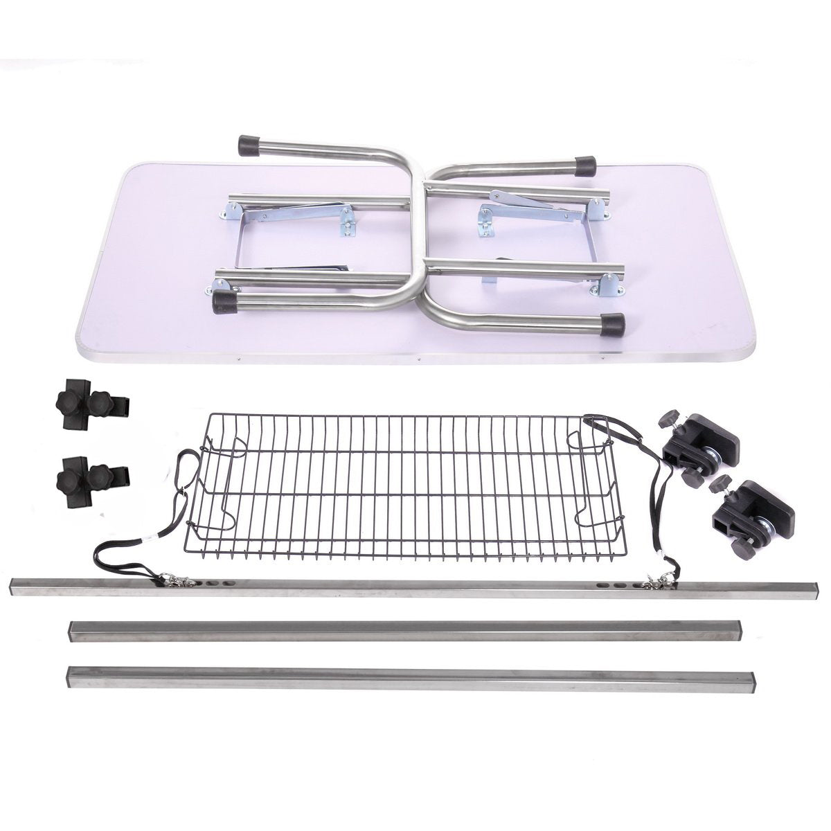 Table de toilettage grande taille 46" pour chien et chat avec bras réglable et pinces Grande table de toilettage robuste pour animaux