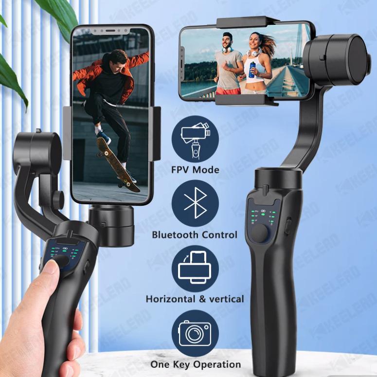 Stabilisateur de téléphone portable à trois axes H4/F6/F8/F10, support de prise de vue anti-tremblement pour enregistrement vidéo en extérieur