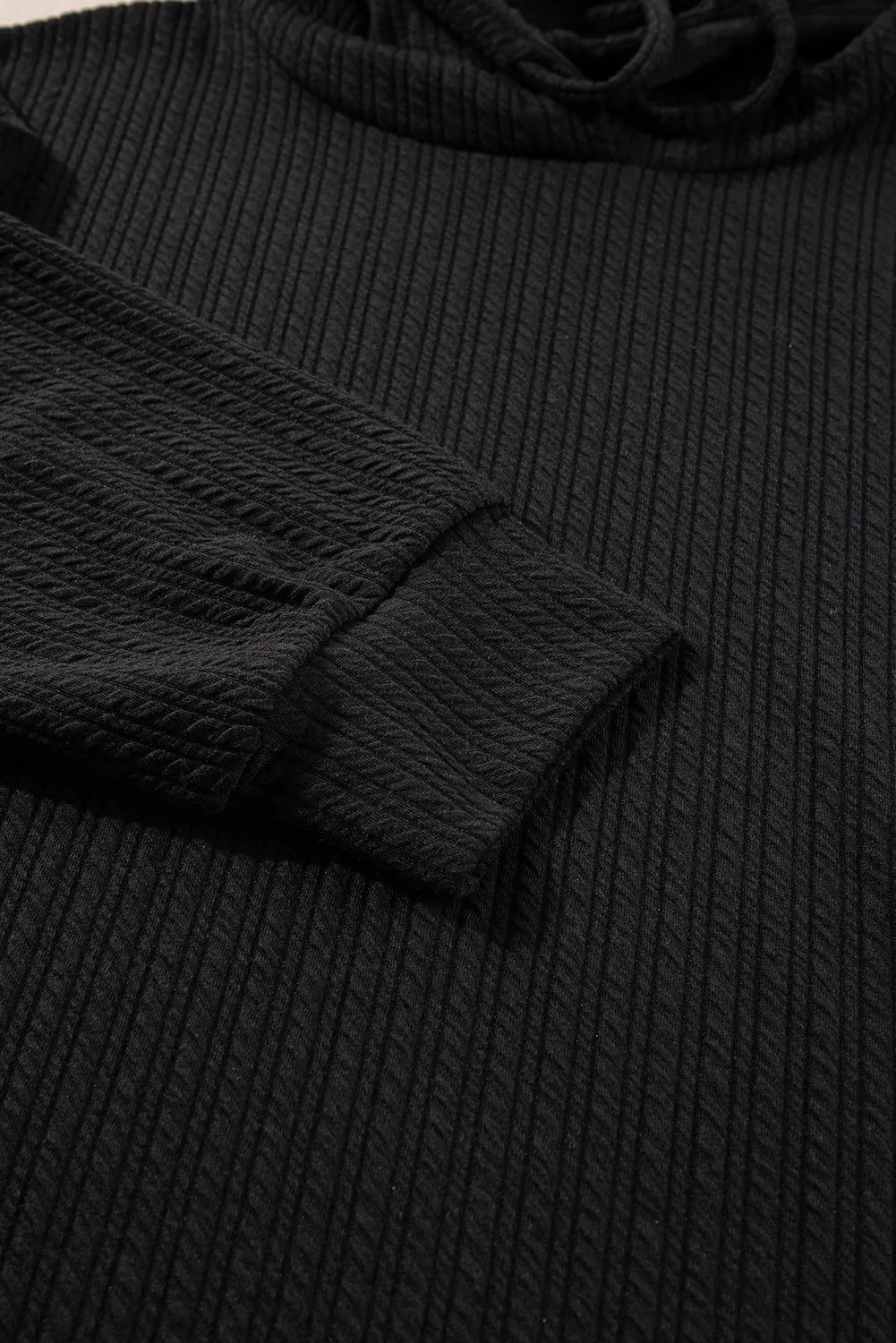 Ensemble sweat à capuche et short grande taille avec cordon de serrage et épaules tombantes