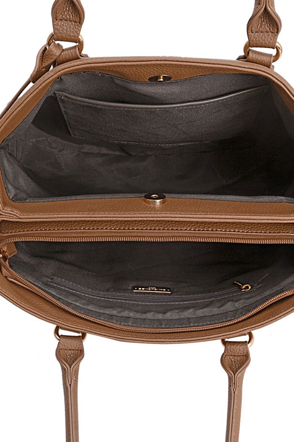 Sac à main en cuir structuré David Jones