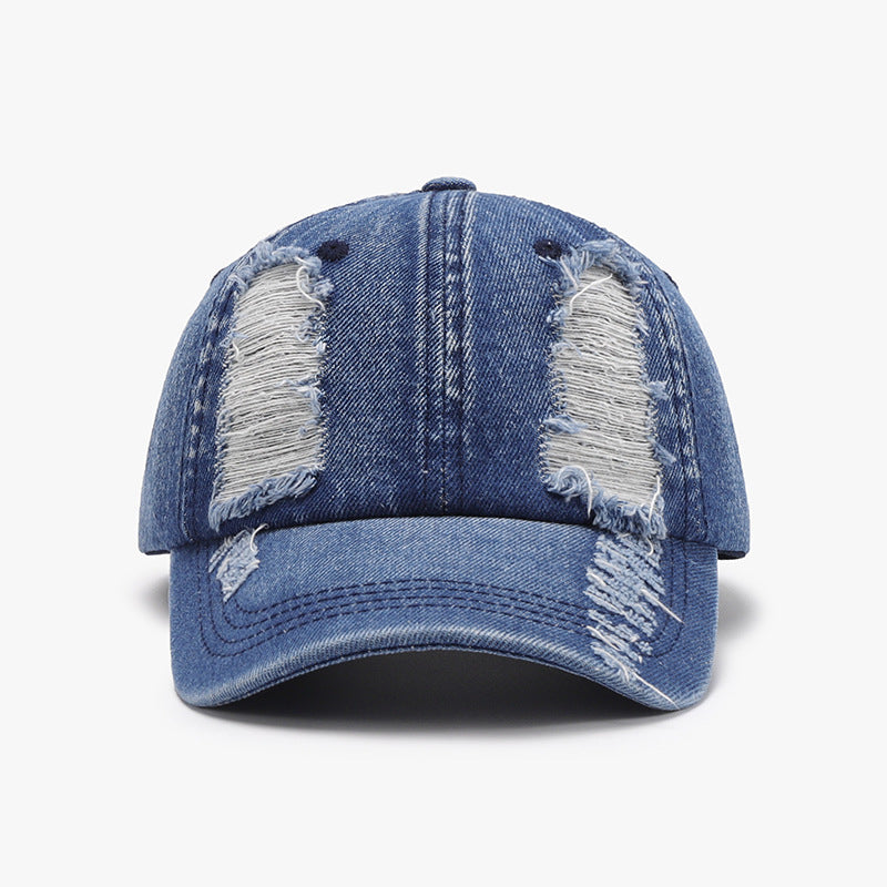 Casquette de baseball en coton vieilli
