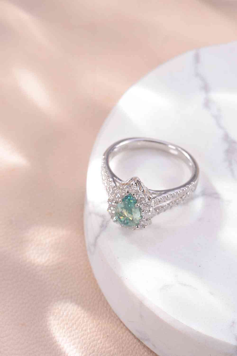 1 Carat Moissanite 925 Sterling Silver Ring - Masidas Stores