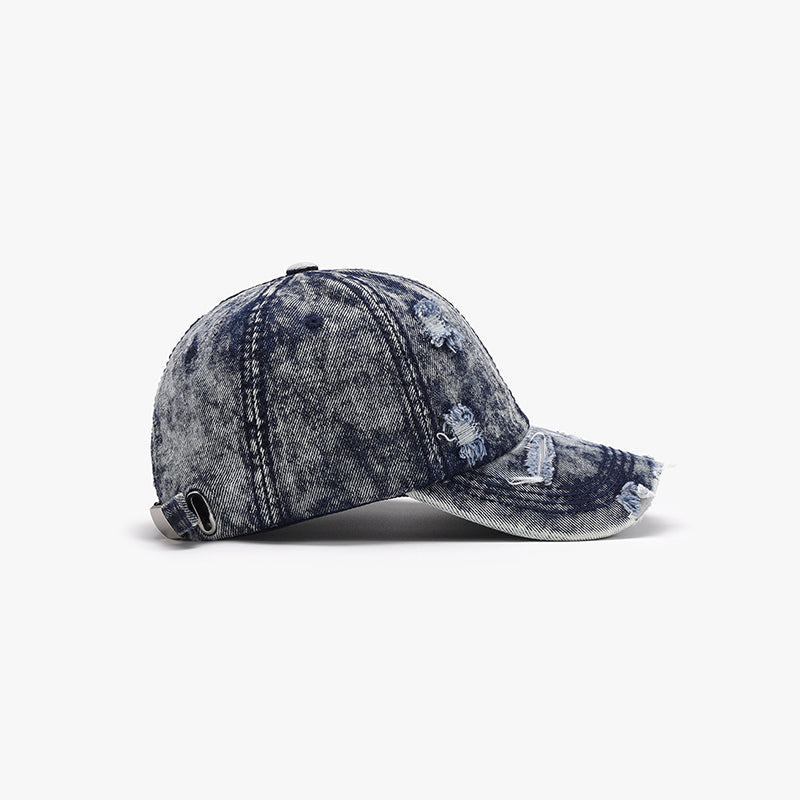 Casquette de baseball en coton vieilli