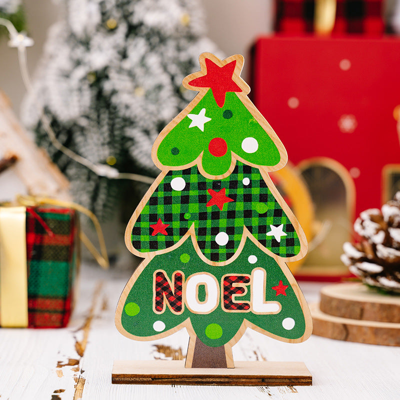 Décorations de Noël, adorables ornements de gnomes en bois, décorations de fête DIY, décorations d'arbre de Noël