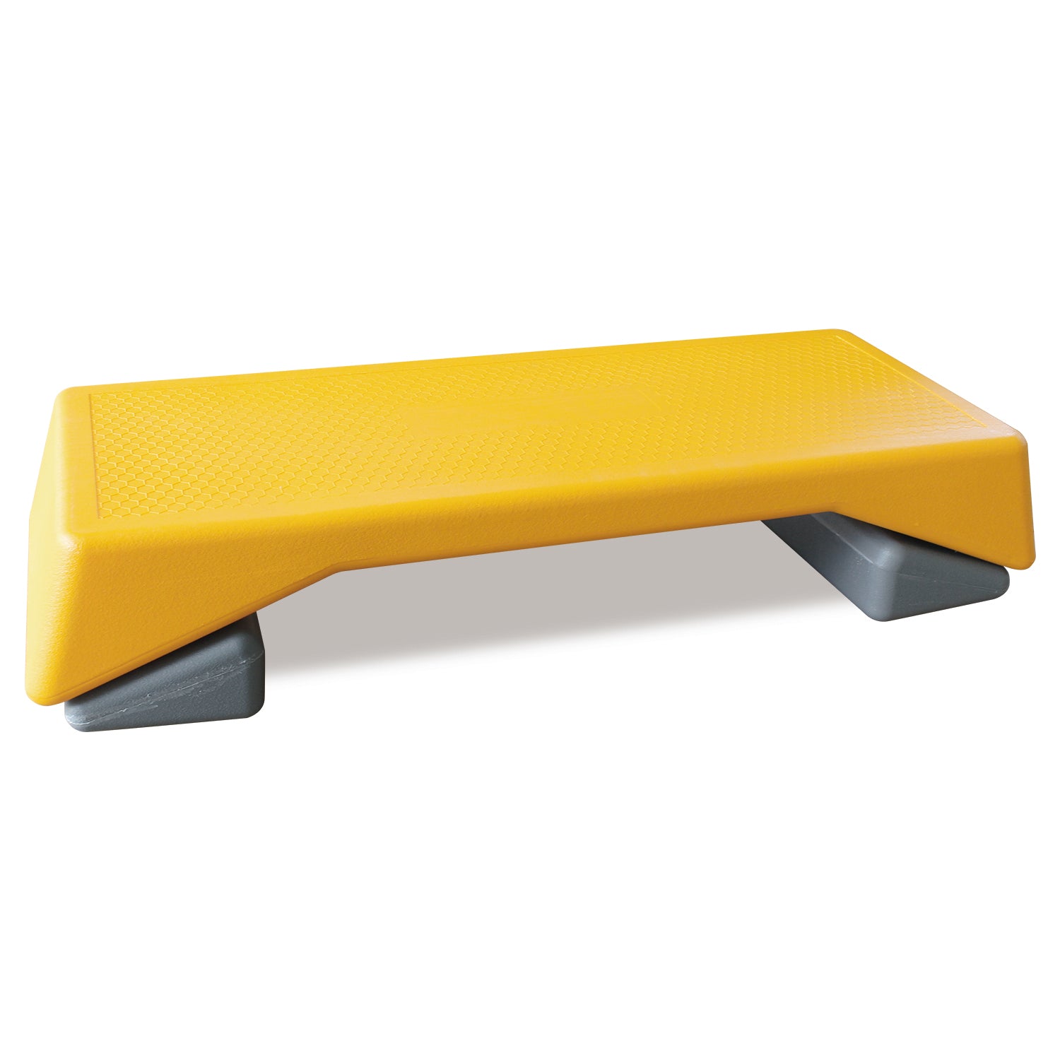 Plateforme d'aérobic réglable en hauteur, équipement de fitness, stepper, plateforme d'exercice, coussin de levage coulissant, jaune