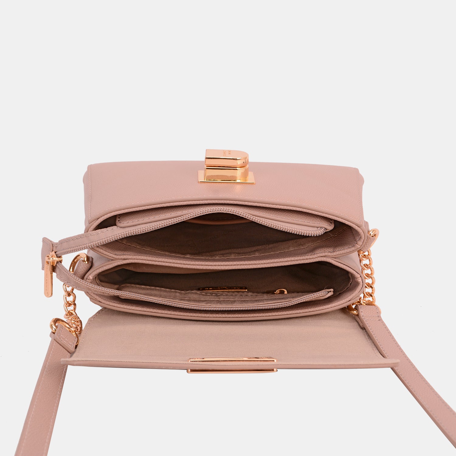 Sac bandoulière en cuir PU David Jones