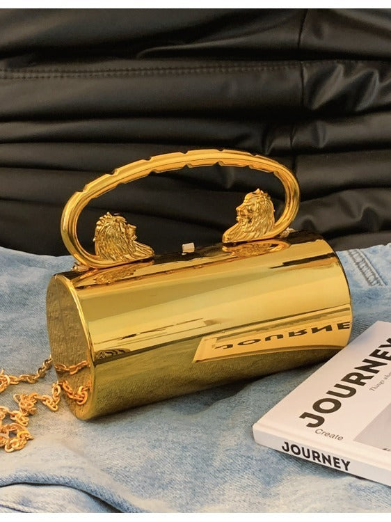 Sac à main tendance pour femme, sac polyvalent en acrylique de couleur unie, sac à bandoulière avec chaîne
