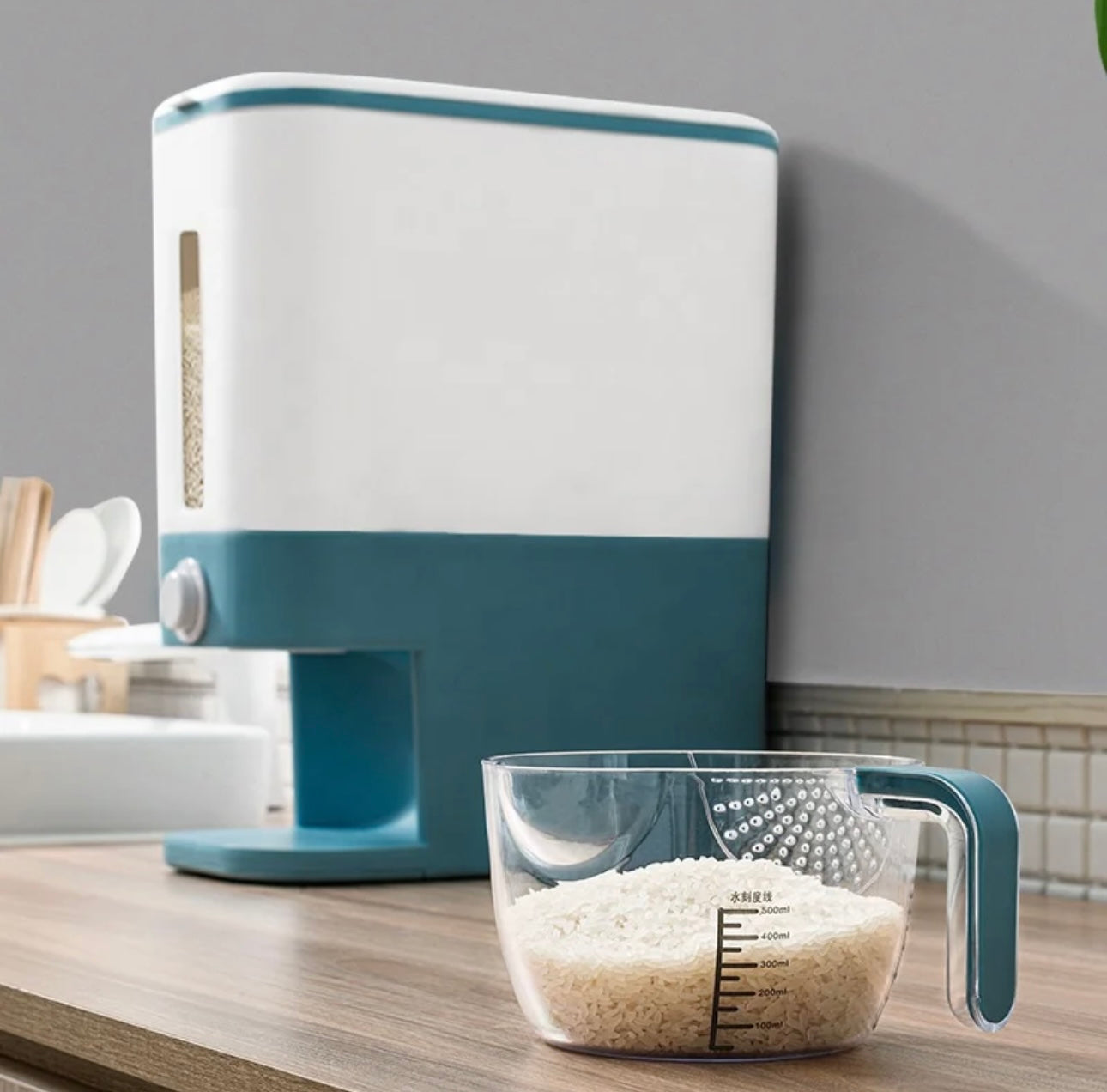 Distributeur de riz en plastique Sidas