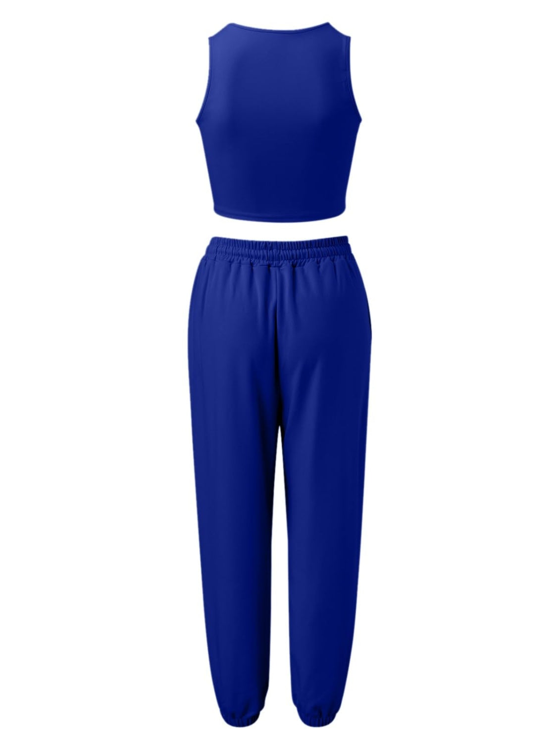 Ensemble haut à bretelles larges et pantalon de jogging à cordon de serrage