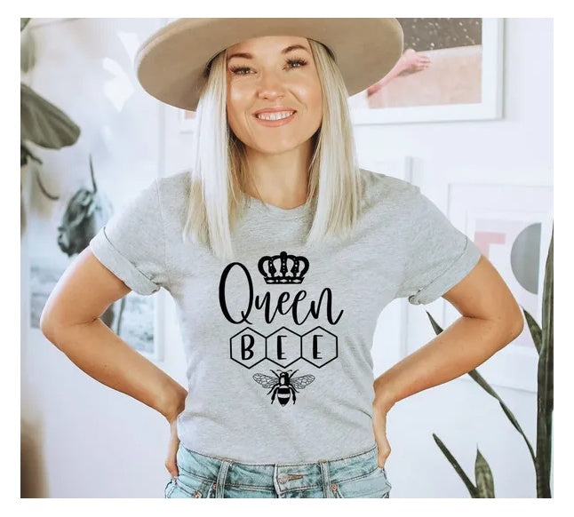 T-shirt Reine des abeilles, T-shirt Reine, T-shirt Abeille, T-shirt Reine des abeilles pour femme, T-shirt Reine des abeilles pour femme, T-shirt drôle pour femme, T-shirt drôle pour femme, Reine