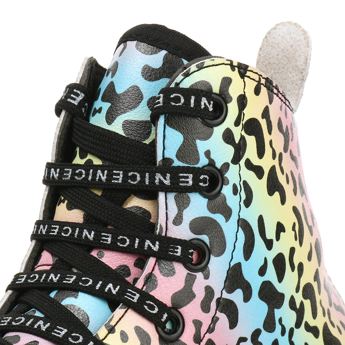 Outdoor Quad Roller Skate Sneaker Skating Blade Leopard Pattern Breathable Abec-7 4 Wheels Shoes