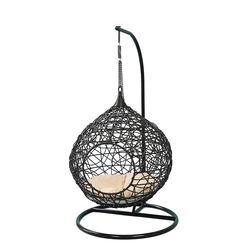 Panier pour animaux de compagnie, hamac pour chat rouge, chaise en rotin, lit universel pour chat, toutes saisons, petit chien, balançoire, nid pour chat, cadre d'escalade
