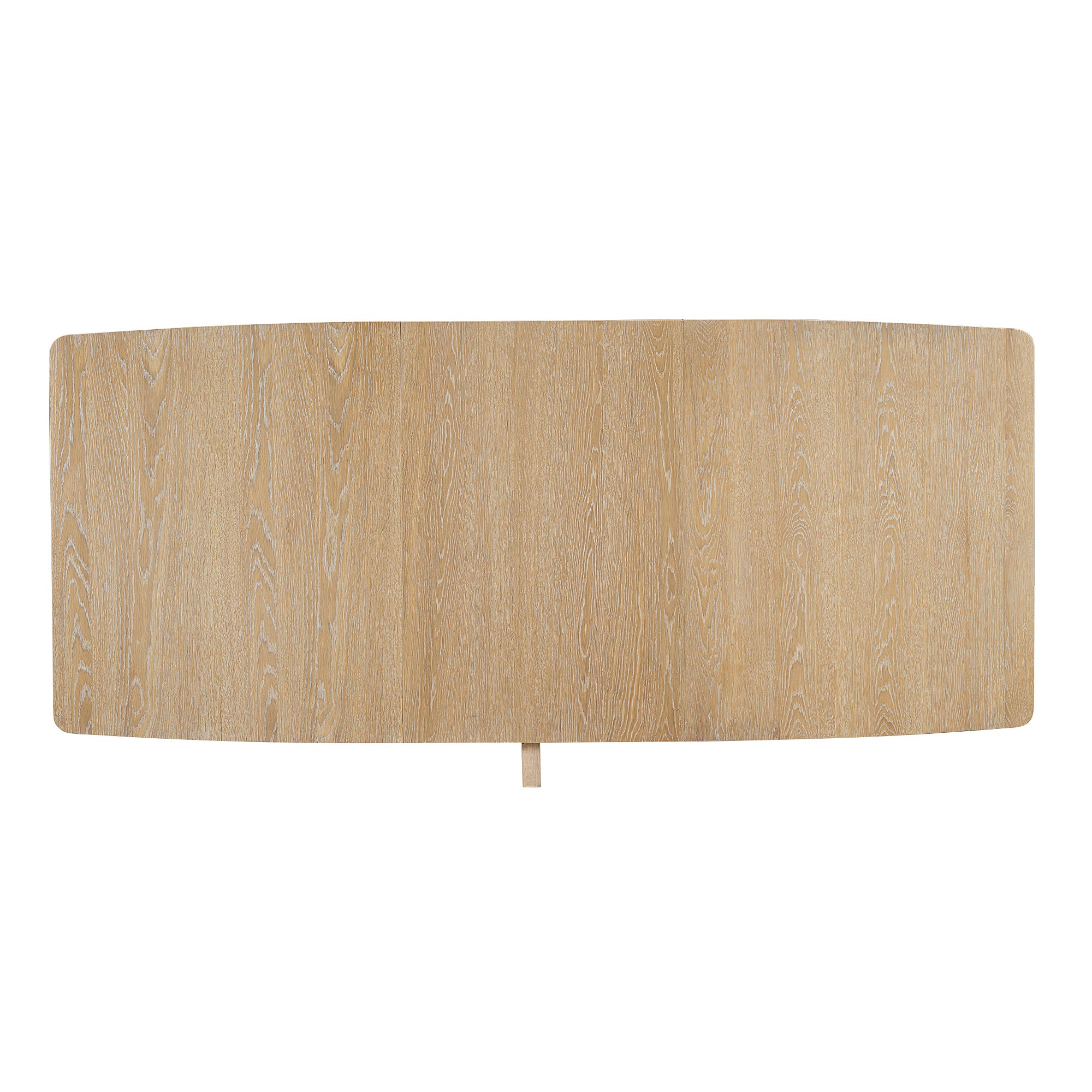 TOPMAX expandable 84 inch dining table set with 24 inch detachable leaves, 6 armless chairs and 2 armchairs 9 pieces natural