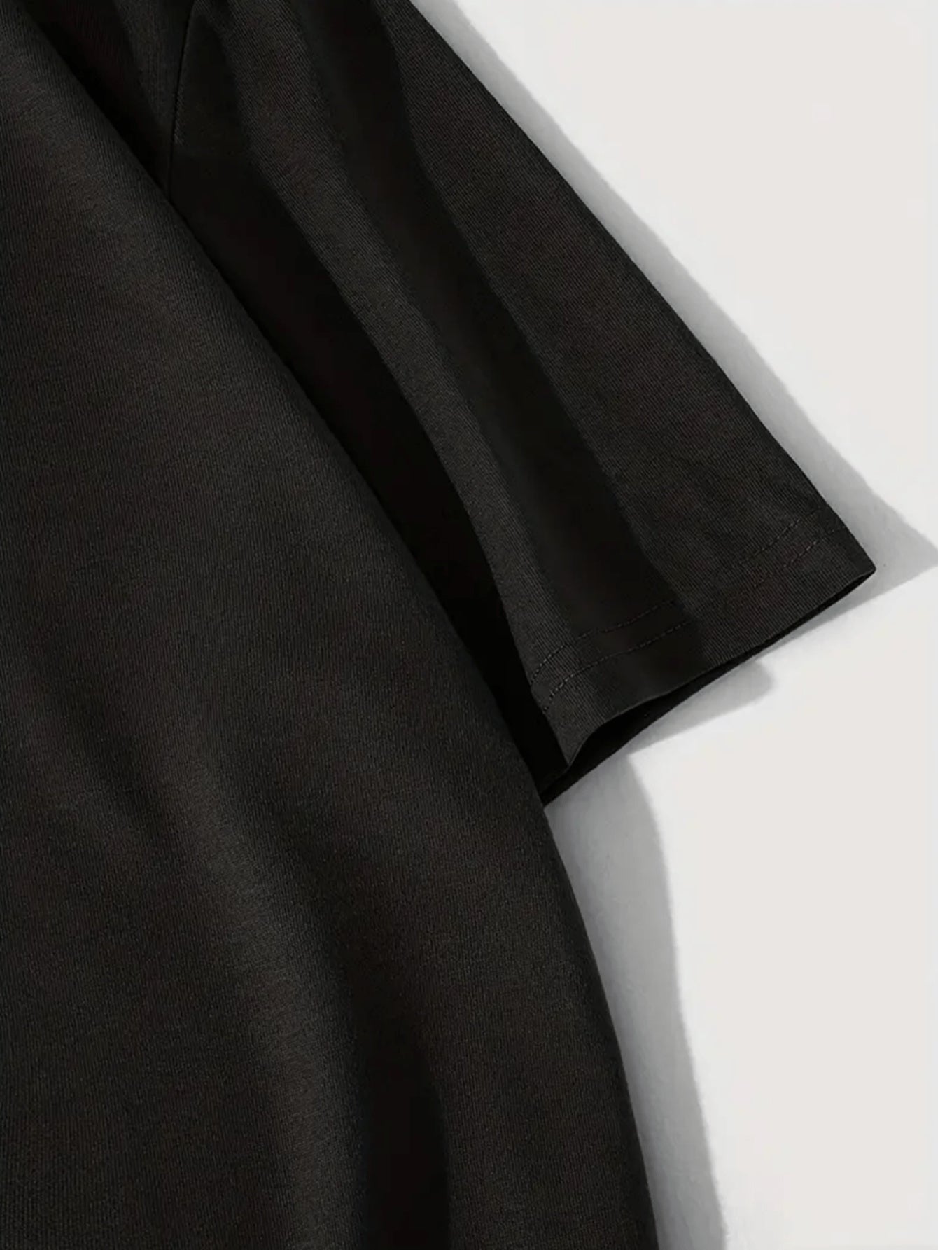 T-shirt décontracté à manches courtes et col rond pour homme