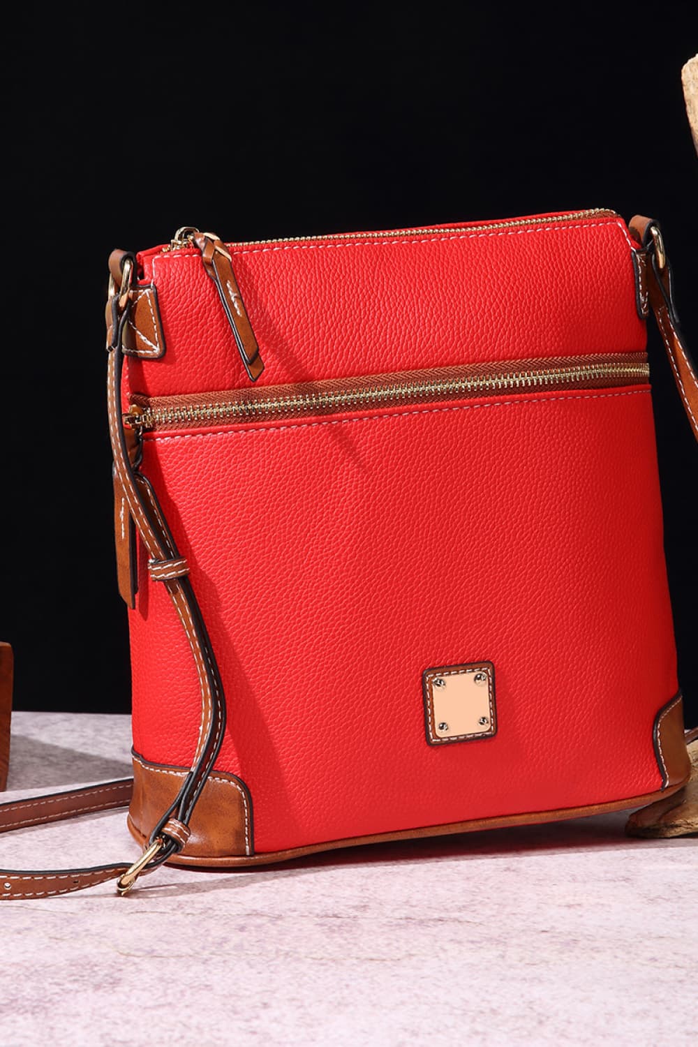 Sac à bandoulière en cuir PU