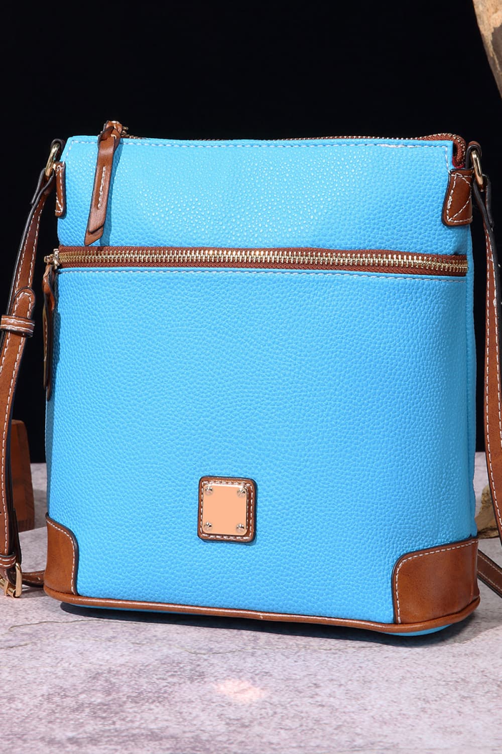 Sac à bandoulière en cuir PU