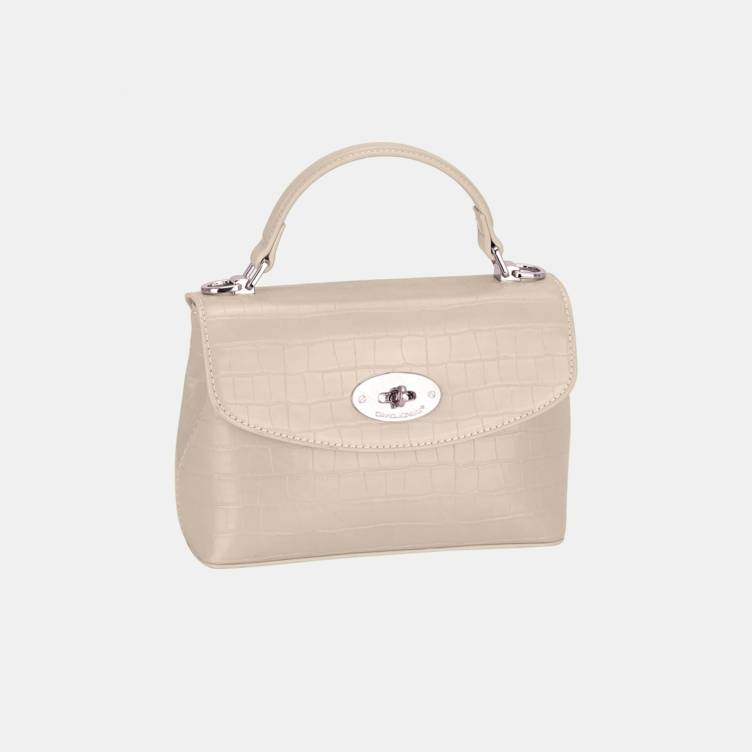 Sac à main en cuir PU texturé David Jones