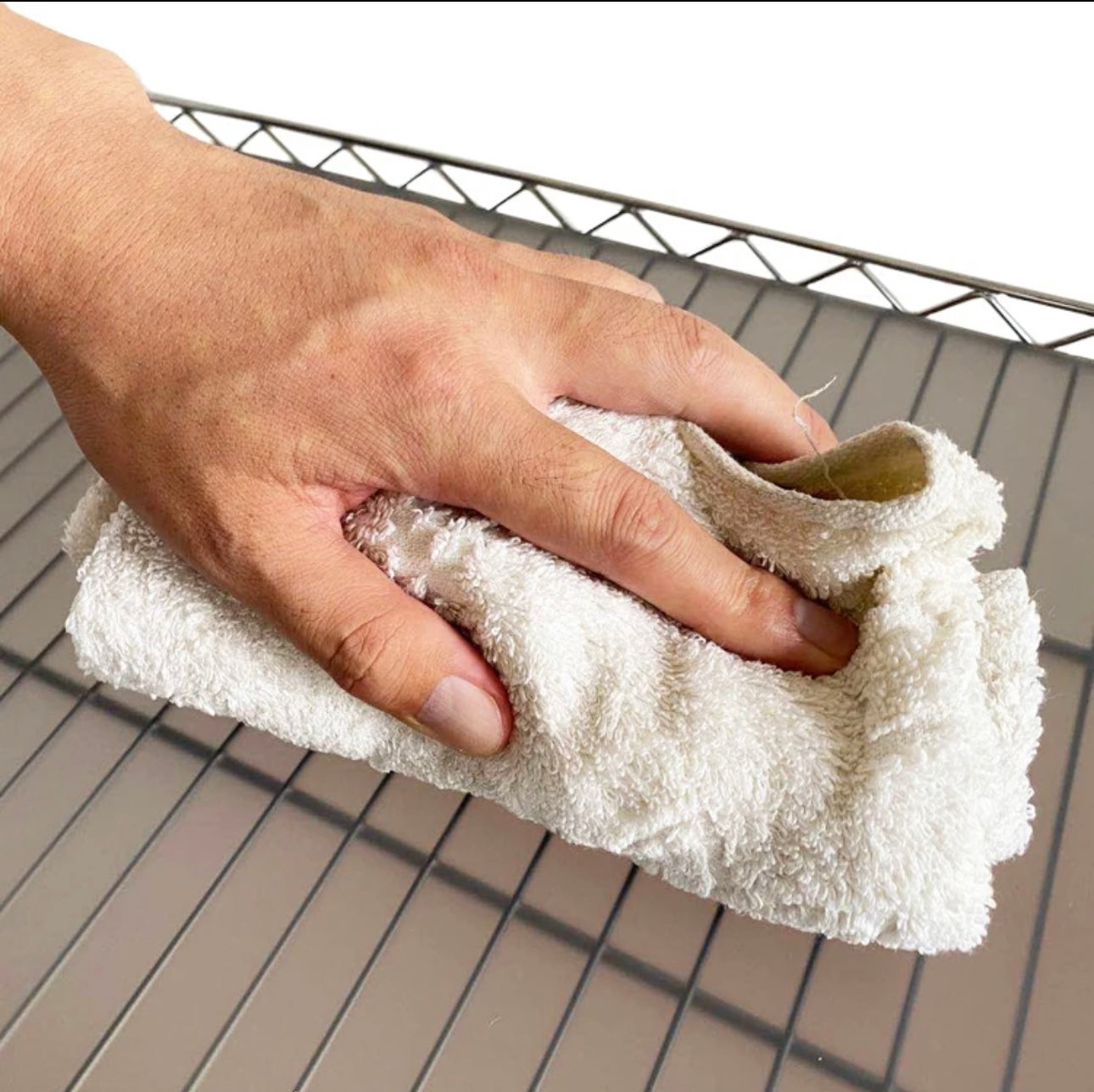 Revêtement d'étagère/tiroir en fil de fer gris PP en plastique