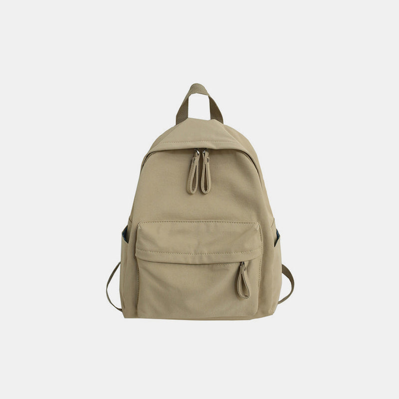 Sac à dos en coton zippé