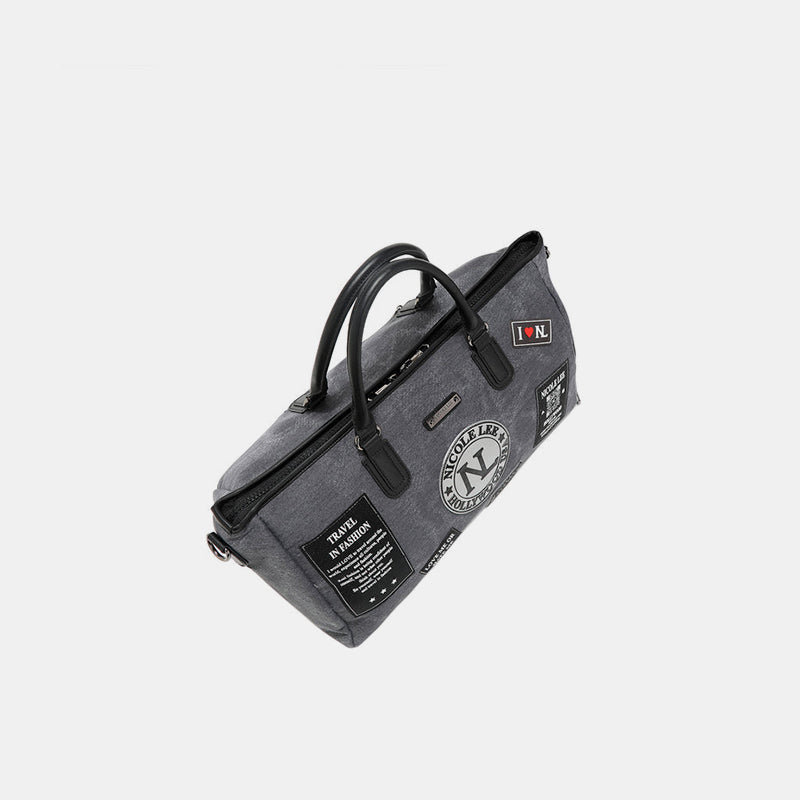Sac de sport Nicole Lee USA Denim Patch