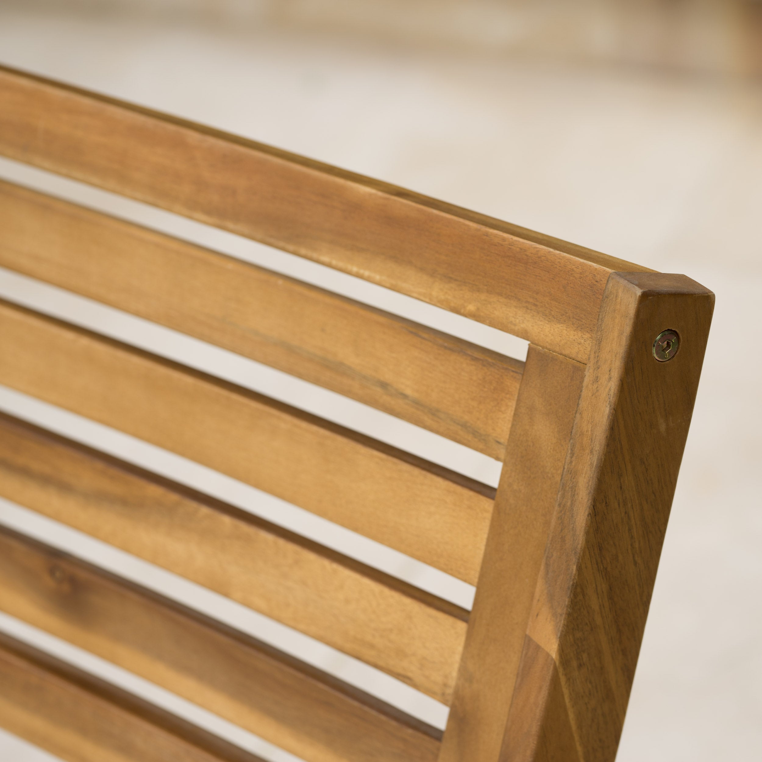 ENSEMBLE DE SALLE À MANGER EN BOIS 5 PIÈCES HERMOSA AVEC COUSSINS