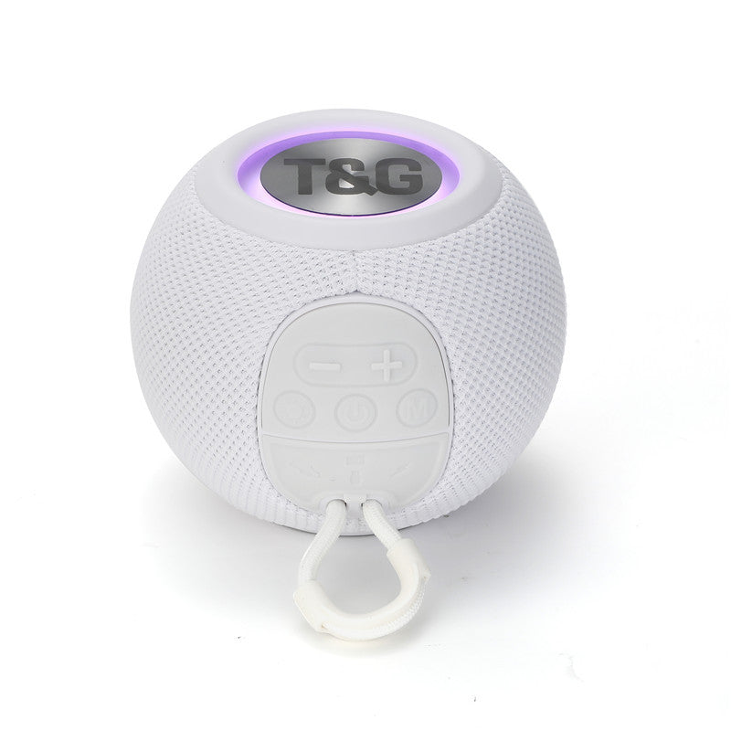 Enceinte Bluetooth TG337, haut-parleur sans fil en tissu, caisson de basses, mini enceinte Bluetooth portable