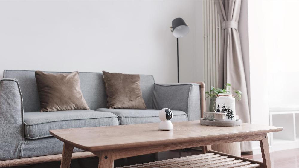 Caméra intelligente Xiaomi Mijia 720P, vision nocturne, webcam IP, angle 360°, Wi-Fi, zoom magique sans fil