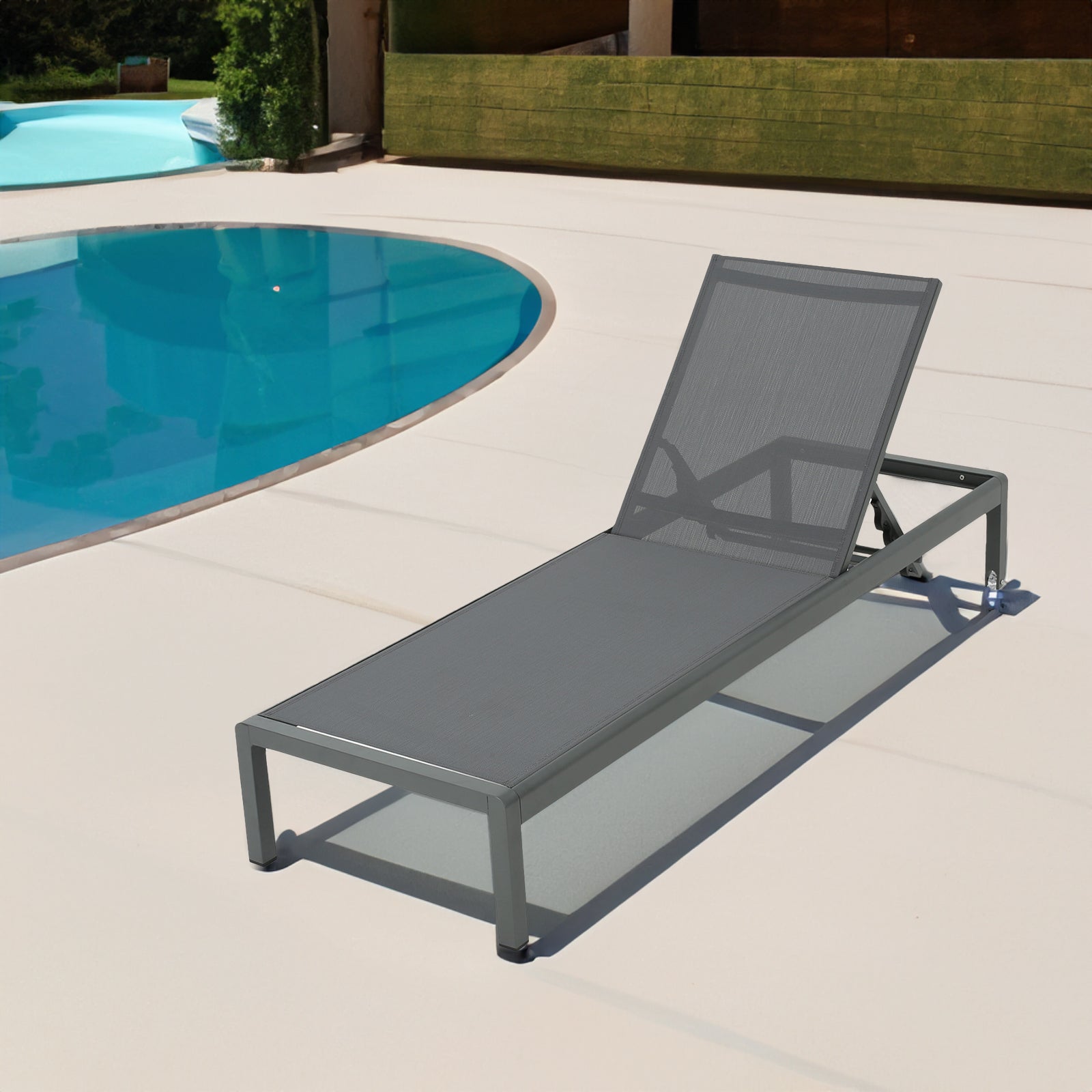 CAPE CORAL KD CHAISE LONGUE GRIS (MP2) (LOT DE 2)