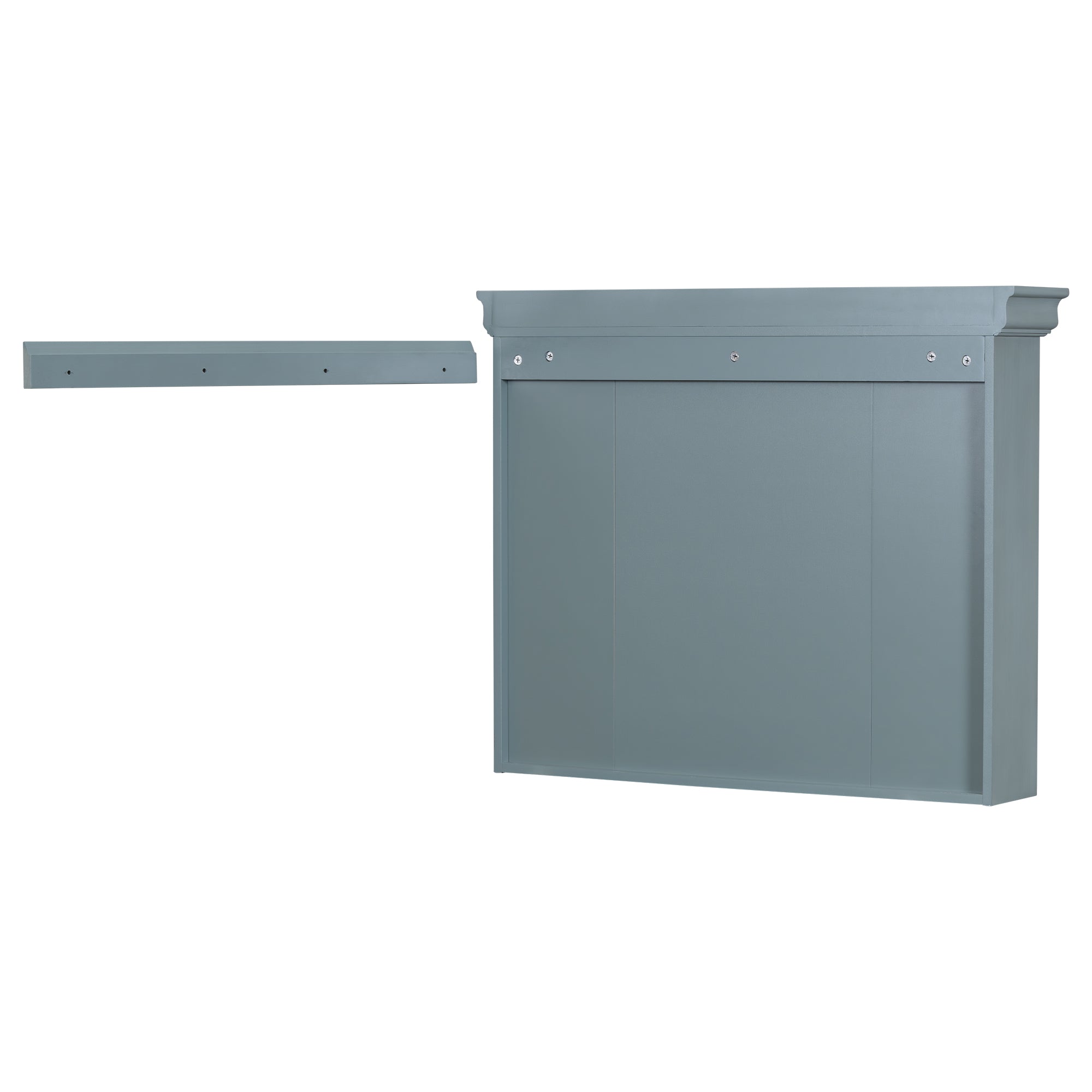 Armoire à miroir moderne de 36 pouces avec étagères réglables, 2 portes à fermeture douce et 6 organisateurs de portes d'armoire de rangement à tiroirs