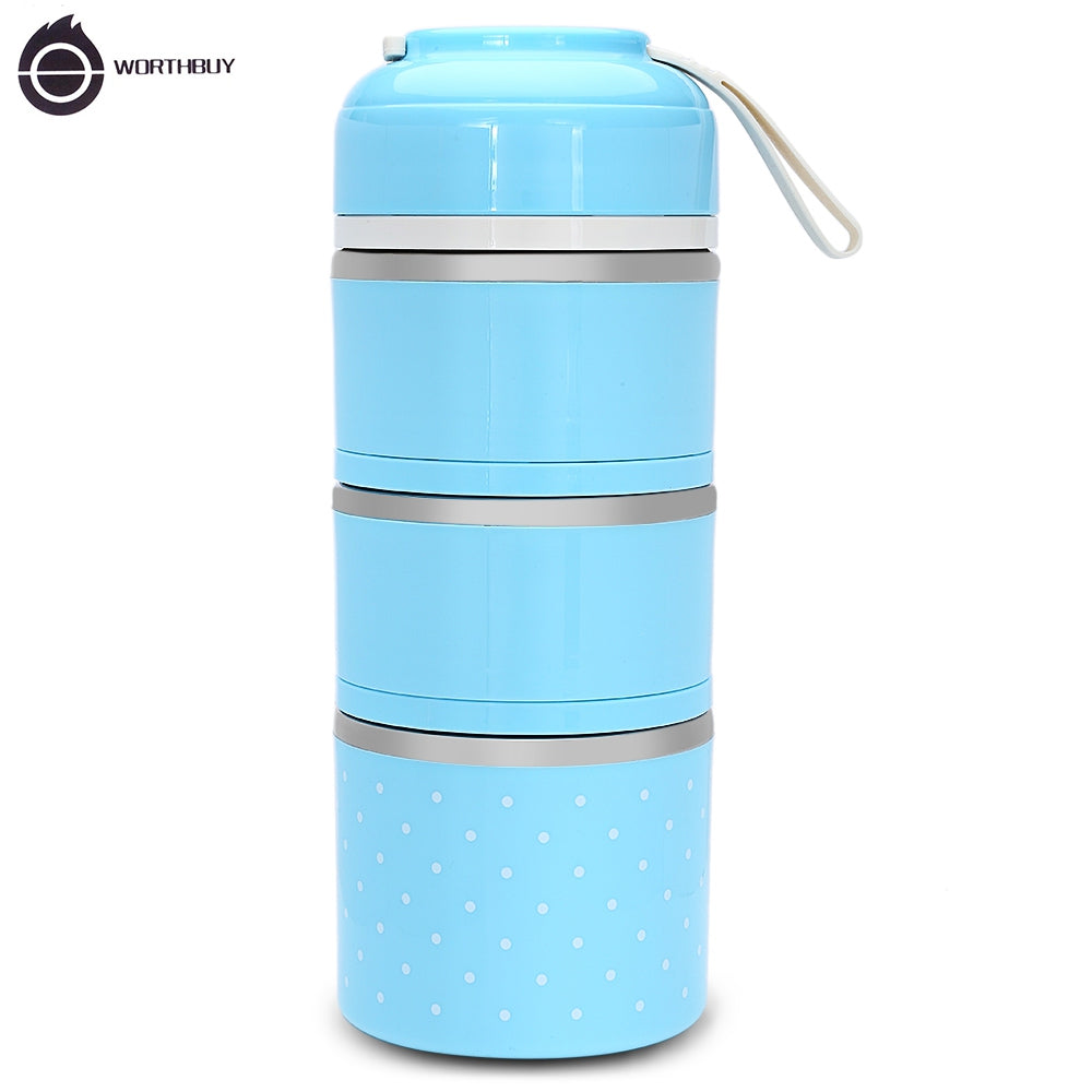 Boîte à lunch thermique anti-fuite Worthbuy en acier inoxydable