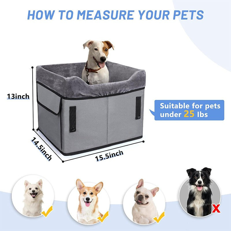 Tapis de voiture pour animaux de compagnie, petits chiens, accessoires de voiture, sièges de voiture anti-salissures, sièges rehausseurs portables pour chiens, paniers pour chiens de voiture