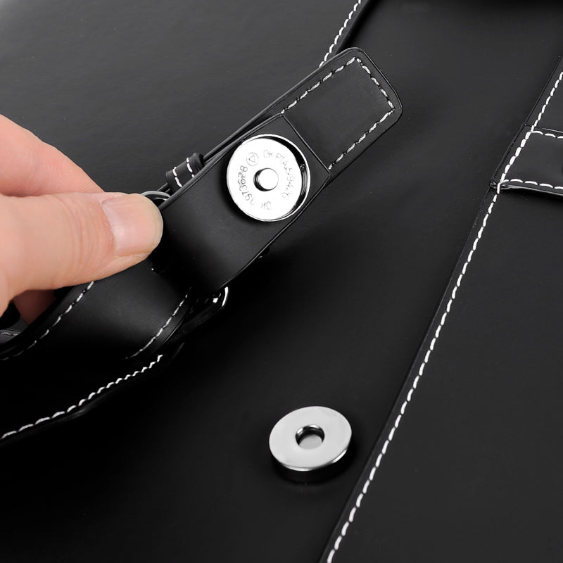 Sac à dos pour homme en cuir PU, sac à dos d'ordinateur grande capacité