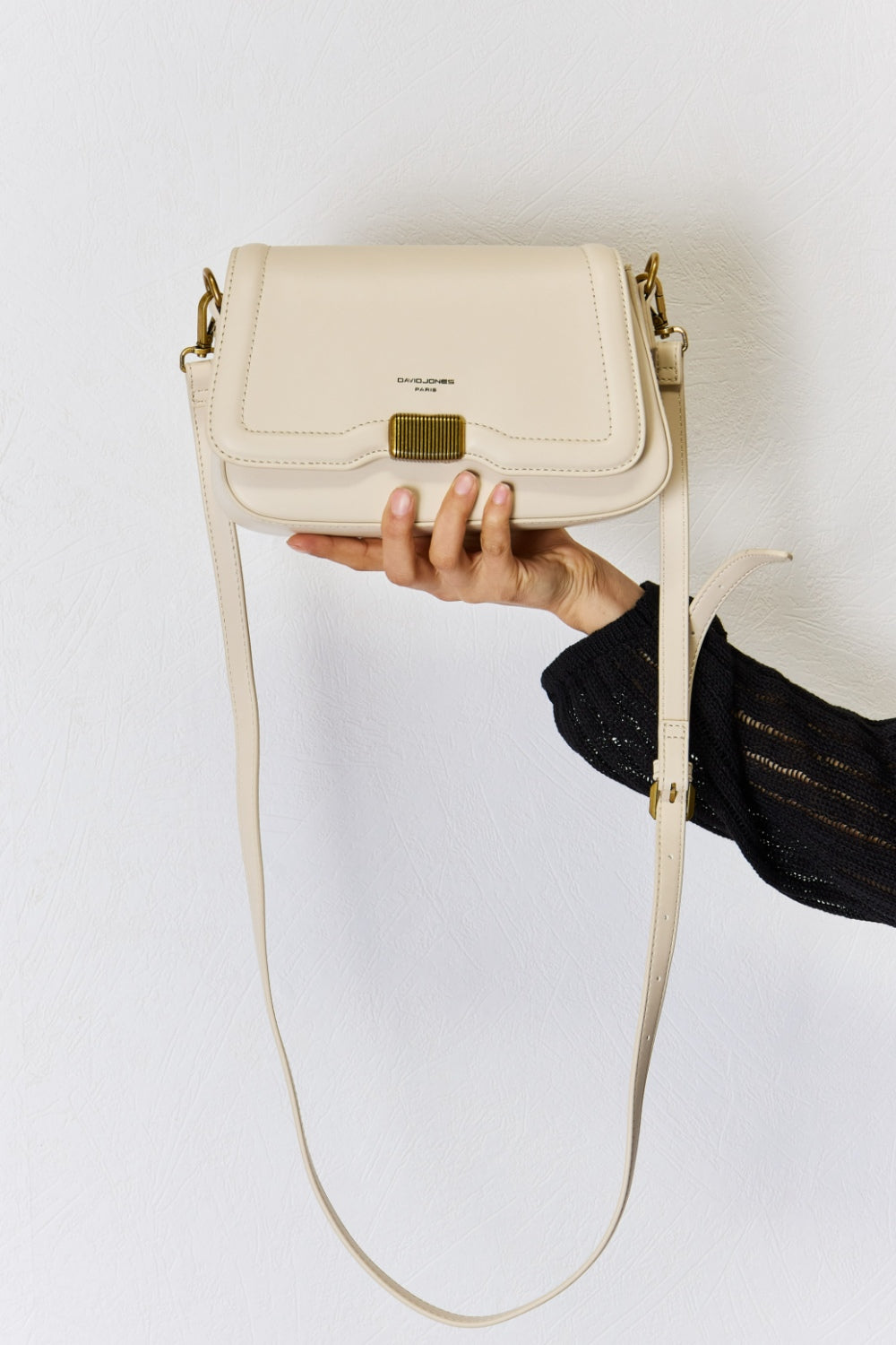 Sac bandoulière en cuir PU David Jones