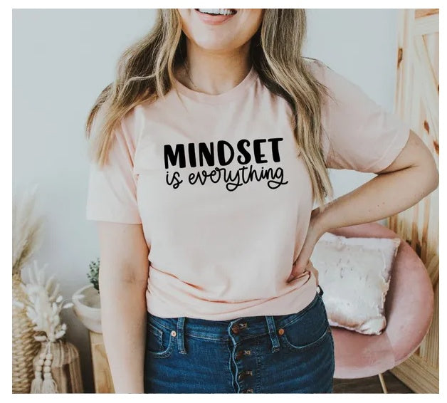 Mindset Is Everything T-shirt, Motivational Shirt, Mental Health Tee, Back To School, Appreciation Shirt, Shirt For Women, Empowerment Shirt