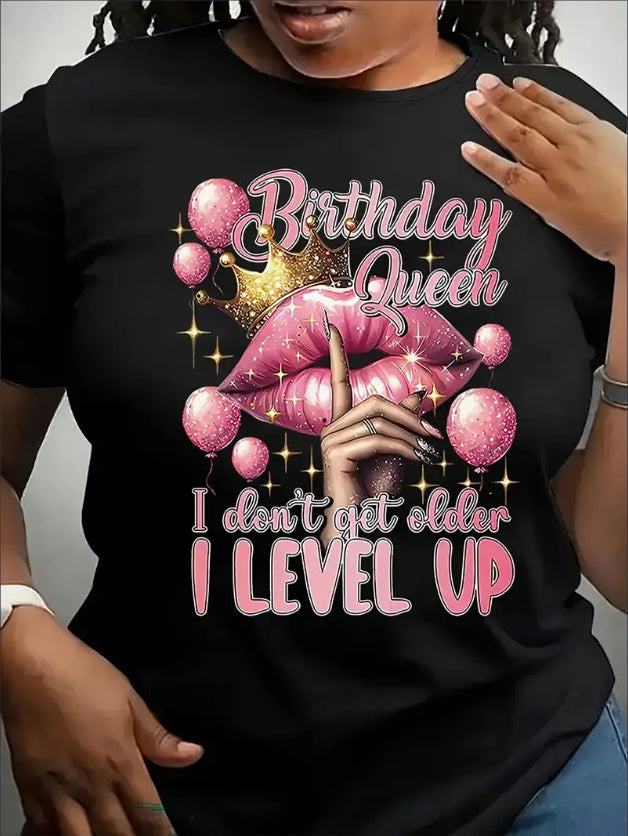 T-shirt graphique grande taille pour femme « Anniversary Queen »