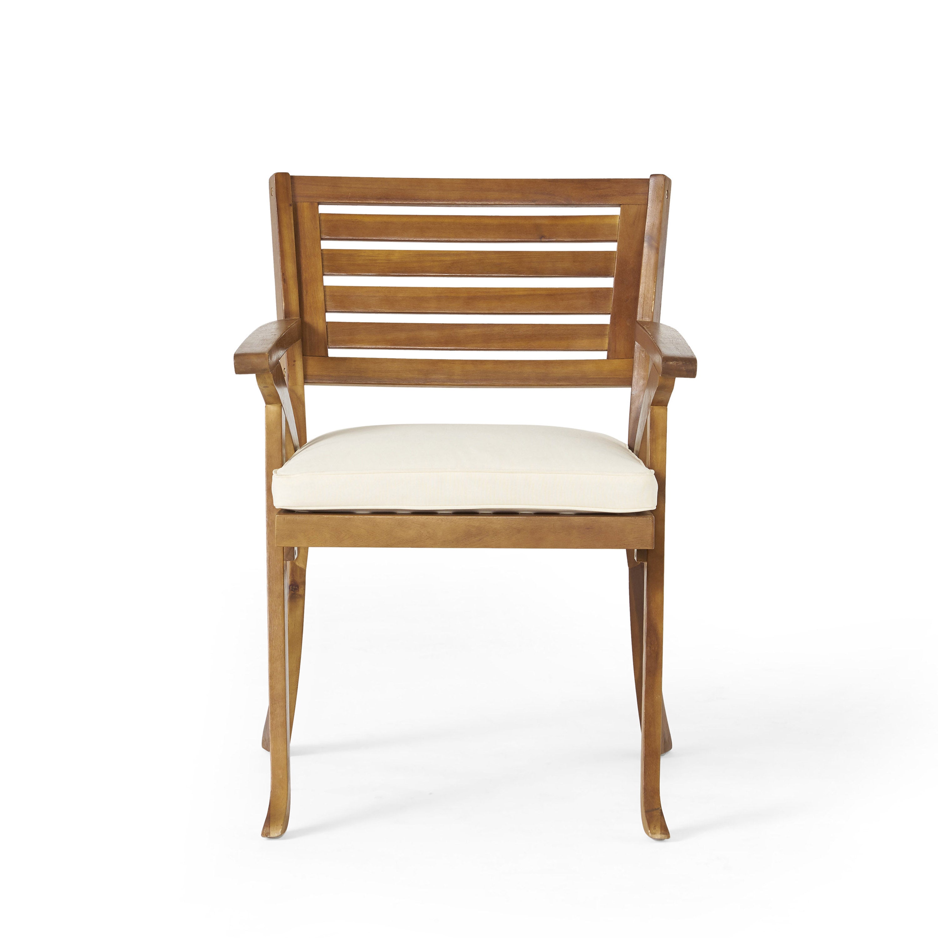 ENSEMBLE DE SALLE À MANGER EN BOIS 5 PIÈCES HERMOSA AVEC COUSSINS