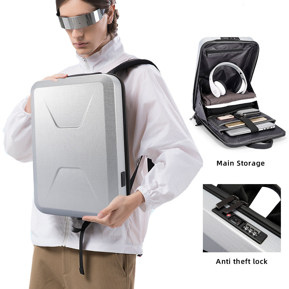 Sac à dos pour homme, coque rigide, étanche, idéal pour les jeux vidéo